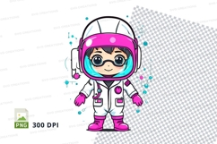 Cartoon astronaut character clipart png Product Image 1