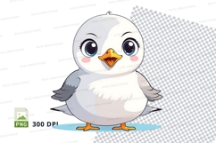 Cartoon baby bird clipart Product Image 1