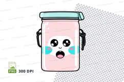Cartoon jar with face mockup Product Image 1