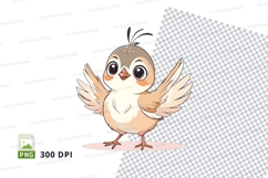 Cartoon bird clipart png Product Image 1