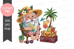 Relaxing gnome on vacation Product Image 1