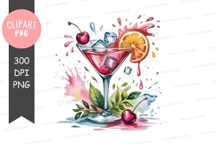 Vibrant cocktail clipart png Product Image 1