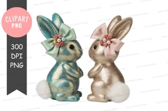 Decorative easter bunny figurines Product Image 1