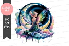 Enchanted fairy under the moon Product Image 1