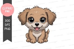 Cute puppy clipart png Product Image 1
