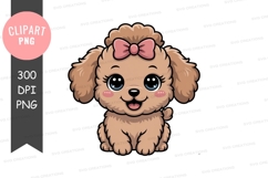 Cute puppy clipart png Product Image 1