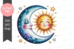 Whimsical star clipart png Product Image 1