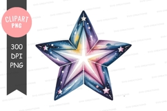 Galactic star clipart png Product Image 1