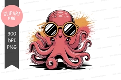 Cool octopus clipart png Product Image 1