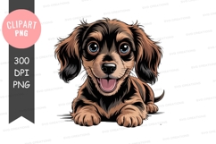Cute puppy clipart png Product Image 1