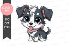 Cute cartoon puppy clipart png Product Image 1