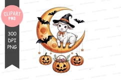 Halloween lamb clipart png Product Image 1