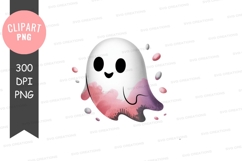 Playful ghost clipart png Product Image 1