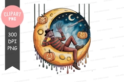 Horror-themed halloween clipart png Product Image 1