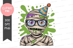 Mummy celebrating clip art Product Image 1
