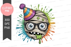 Mummy celebrating clipart png Product Image 1