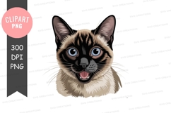 Siamese cat clipart png Product Image 1