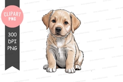 Cute puppy clipart png Product Image 1