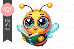 Reading bee clipart png Product Image 1