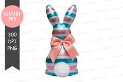 Decorative easter bunny clipart png Product Image 1