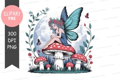 Fairy on a mushroom Product Image 1