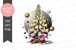 Elegant foxglove flower illustration Product Image 1