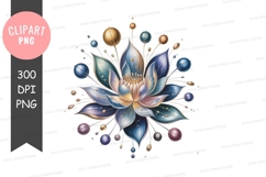 Celestial lotus flower png Product Image 1