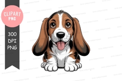 Playful puppy clipart png Product Image 1