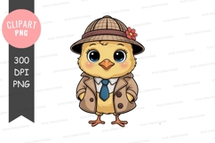 Detective chick clipart png Product Image 1