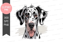 Playful dalmatian dog clipart png Product Image 1