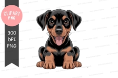 Cute puppy clipart png Product Image 1