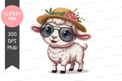 Stylish lamb clipart png Product Image 1