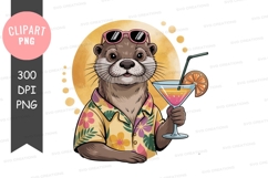 Chill otter with cocktail Product Image 1