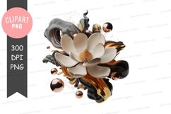 Abstract floral design png Product Image 1