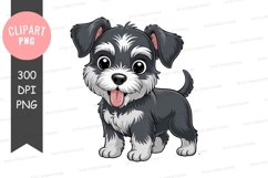 Happy puppy clipart png Product Image 1