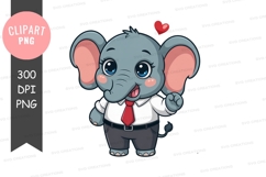 Business elephant clipart png Product Image 1