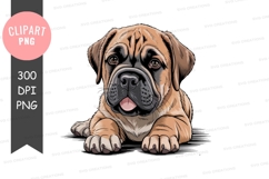Cute puppy clipart png Product Image 1