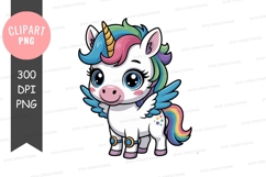 Magical unicorn clipart png Product Image 1