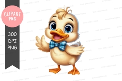 Adorable duckling with bowtie Product Image 1