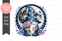 Magical gnome under the moonlight Product Image 1