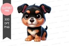 Cute puppy clipart png Product Image 1