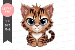 Cute kitten clipart png Product Image 1