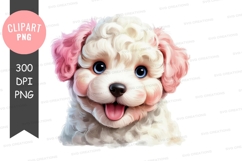 Happy puppy clipart png Product Image 1