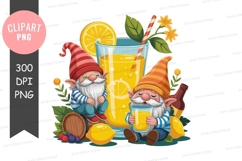 Gnomes enjoying lemonade Product Image 1