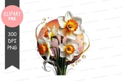 Elegant daffodil bouquet Product Image 1