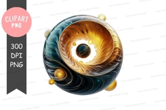 Cosmic vortex with planets Product Image 1