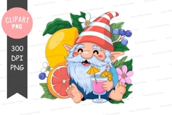 Gnome with summer cocktail Product Image 1