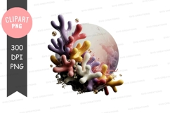 Colorful coral reef clipart png Product Image 1