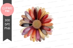 Colorful daisy clipart png Product Image 1