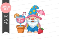 Gnome with summer drink Product Image 1
